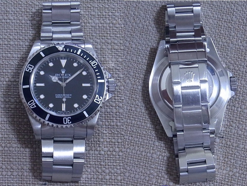 Rolex watch listing