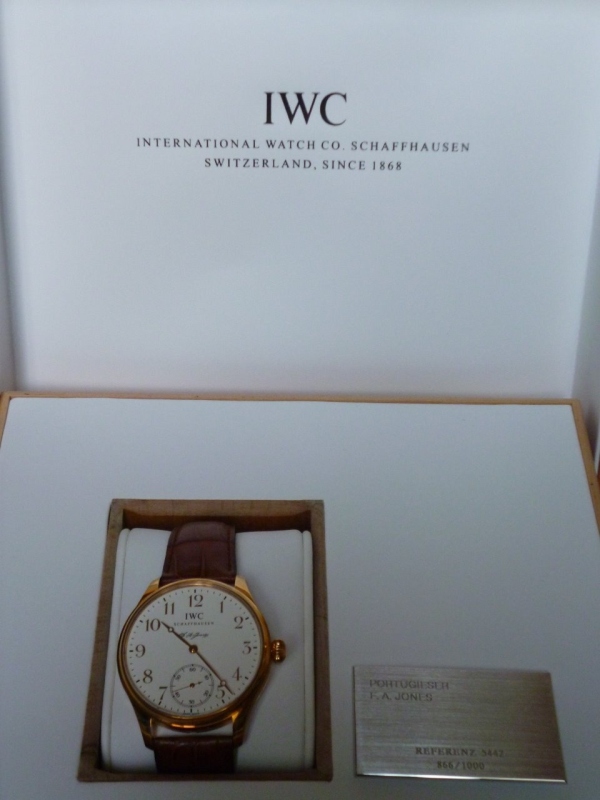IWC watch listing