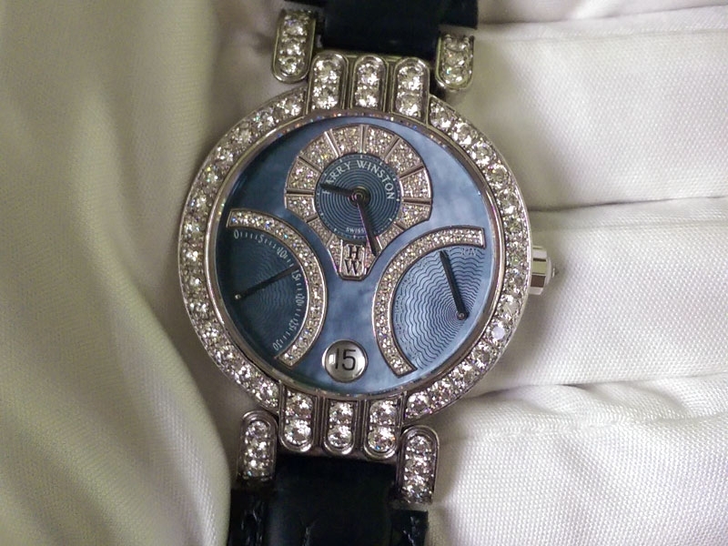 Harry Winston watch listing
