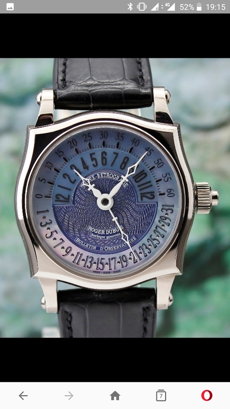 Roger Dubuis watch listing