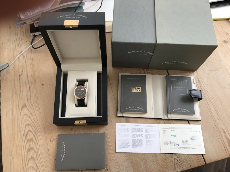 A. Lange and Söhne watch listing