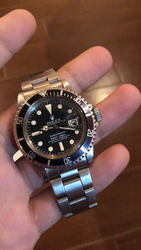 Rolex watch listing