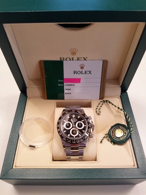 Rolex watch listing