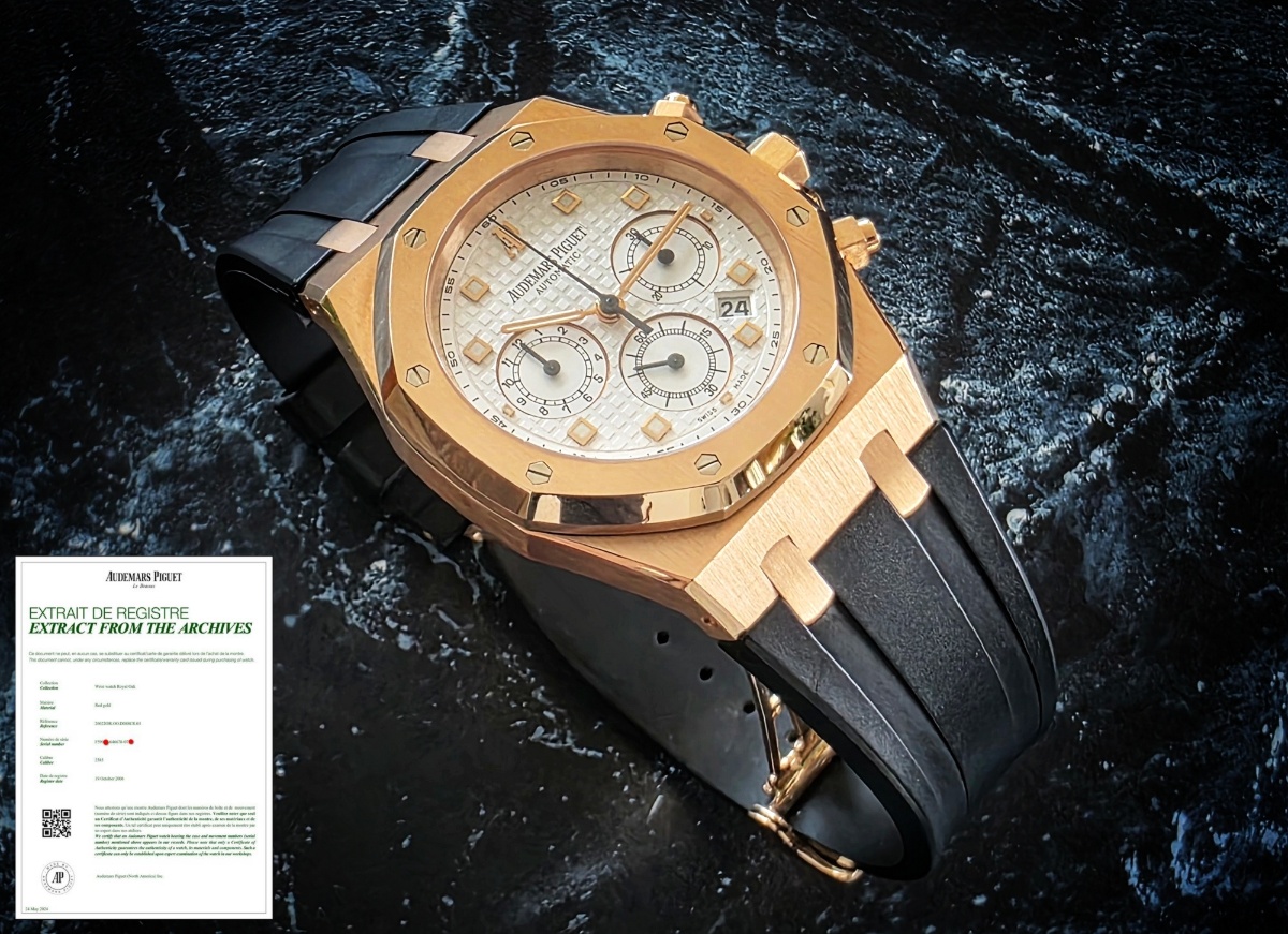 Audemars Piguet watch listing