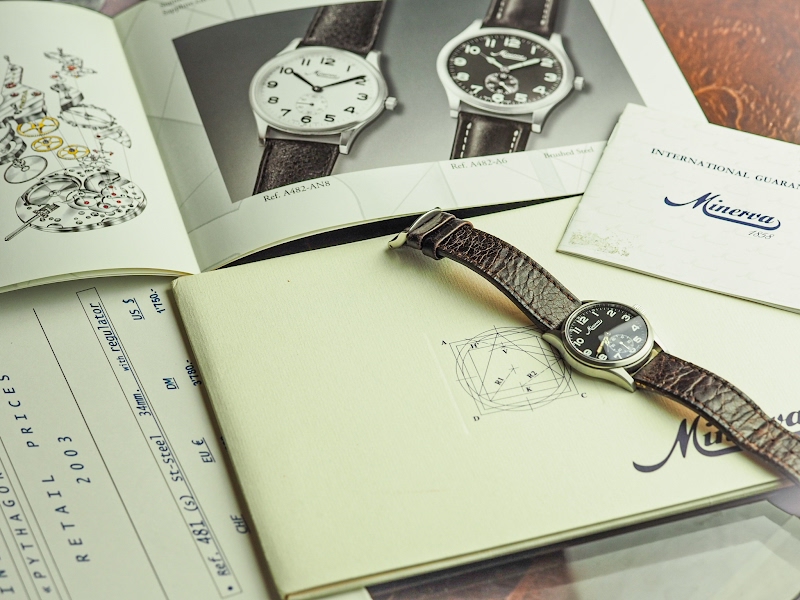 Minerva watch listing