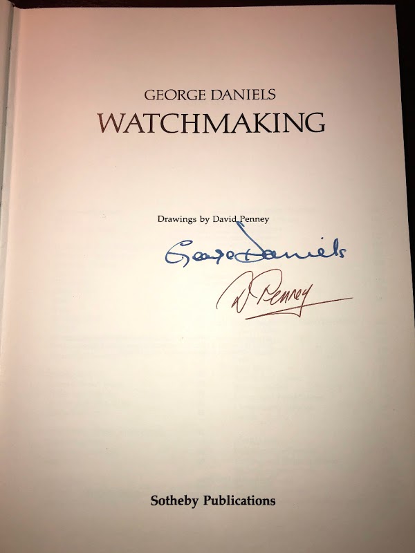 George Daniels watch listing