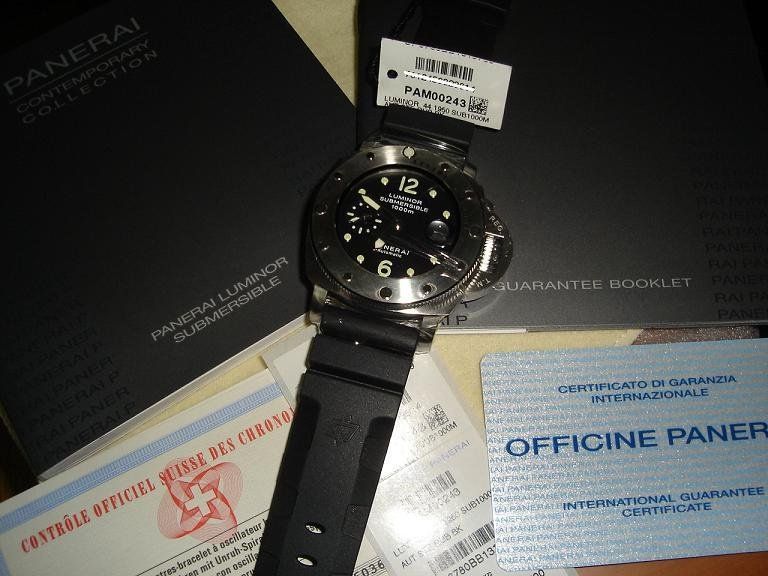 Panerai watch listing
