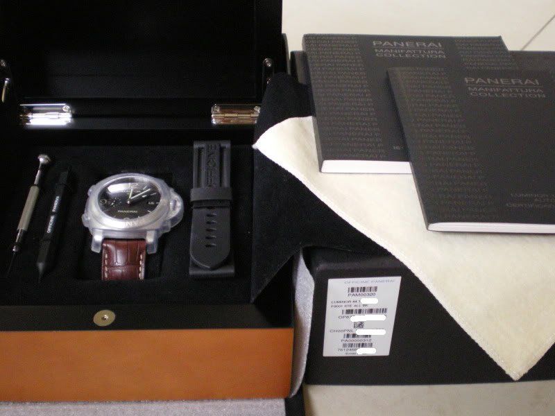 Panerai watch listing