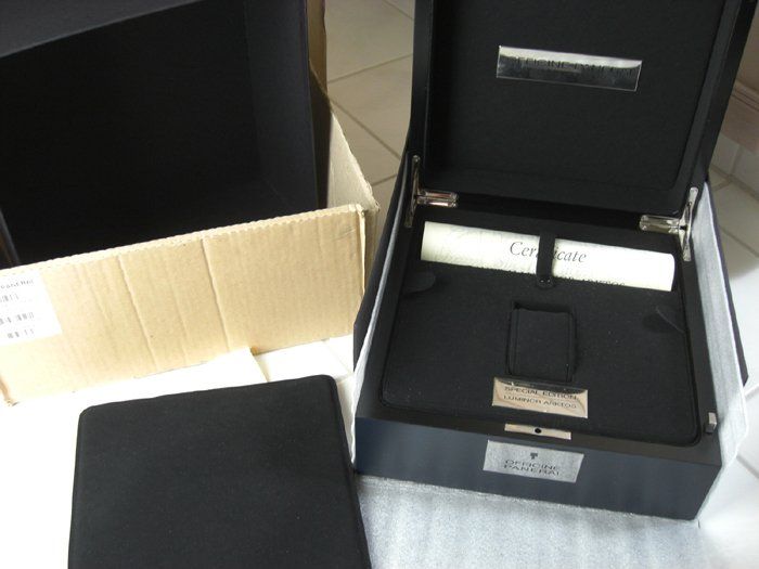 Panerai watch listing