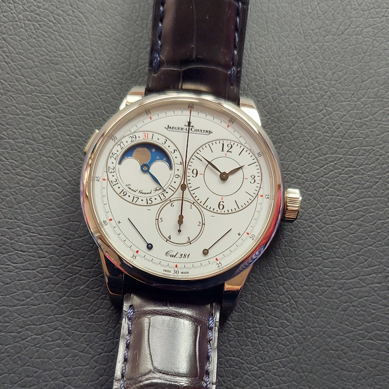 Jaeger LeCoultre watch listing