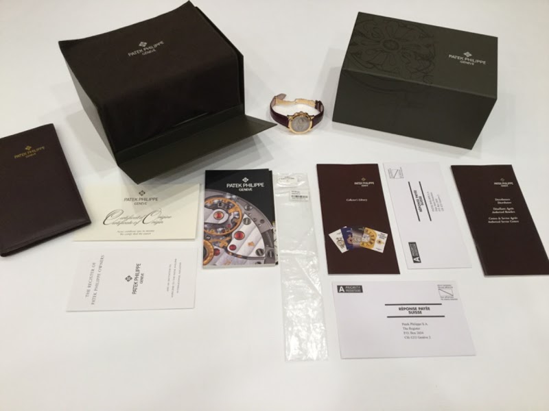 Patek Philippe watch listing