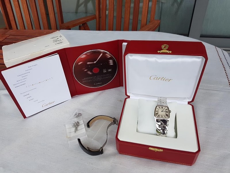 Cartier watch listing