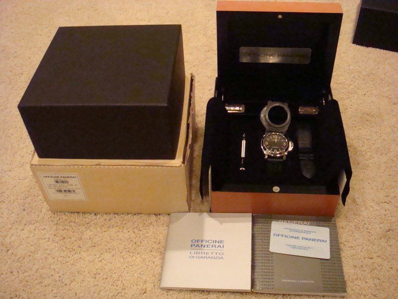 Panerai watch listing