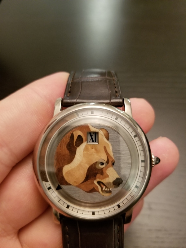Cartier watch listing