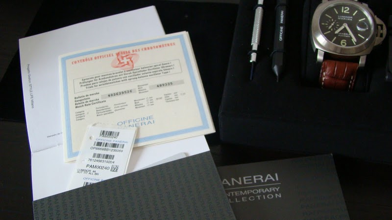 Panerai watch listing