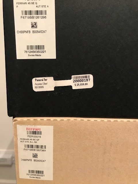 Panerai watch listing