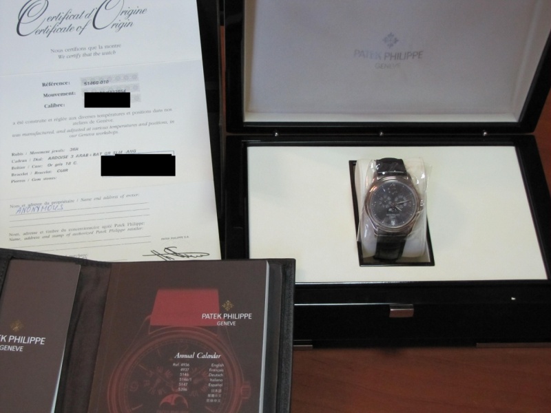 Patek Philippe watch listing