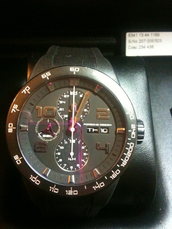 Porsche Design watch listing