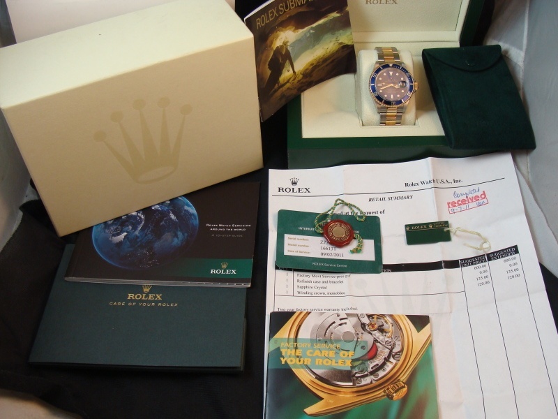 Rolex watch listing