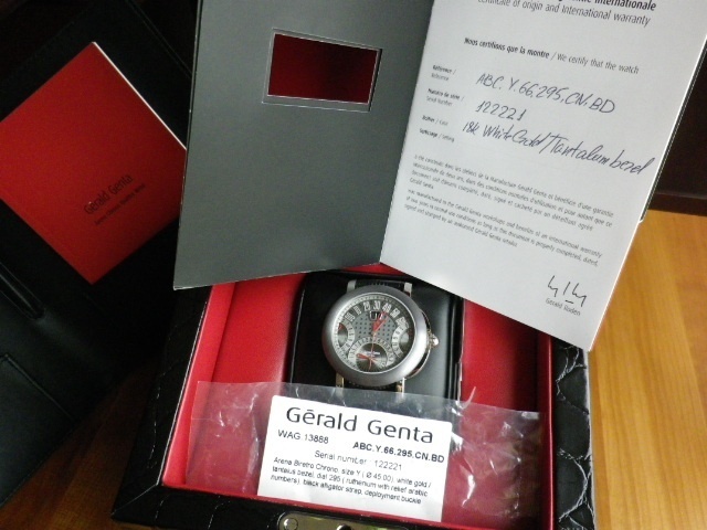 Gerald Genta watch listing