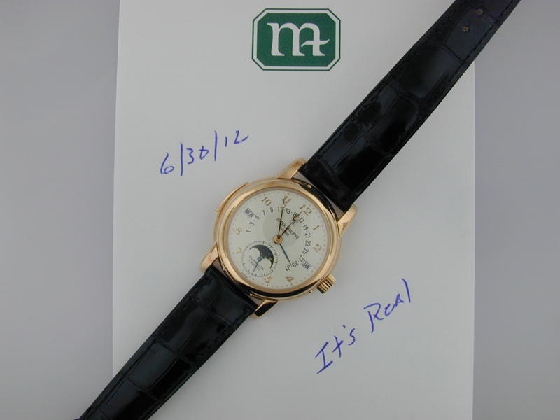 Patek Philippe watch listing