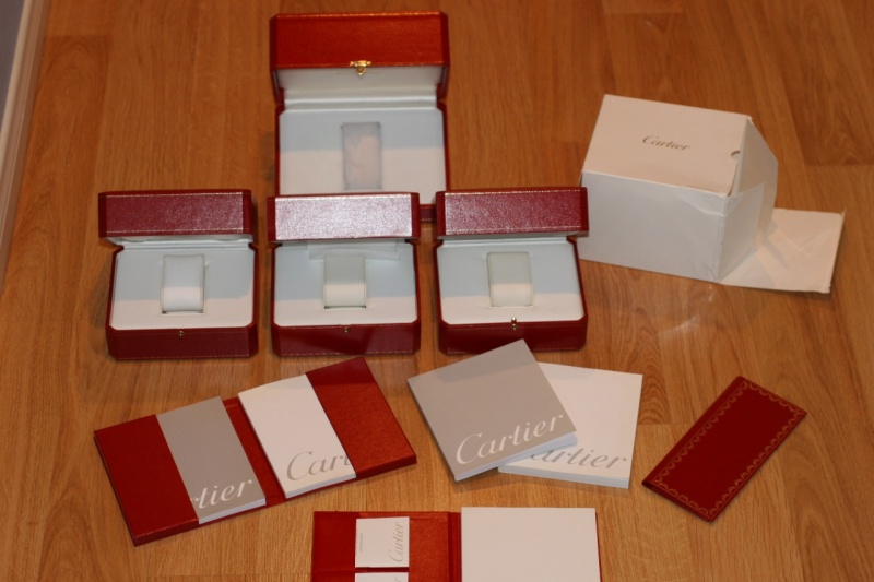 Cartier watch listing