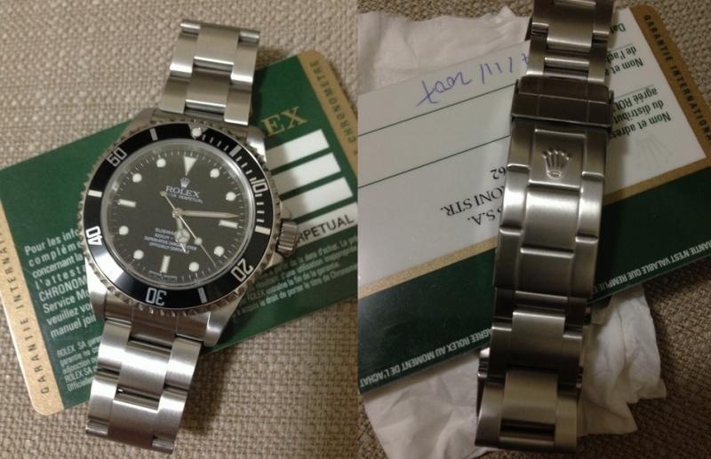 Rolex watch listing