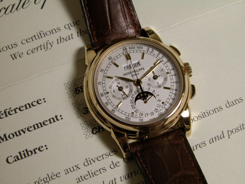 Patek Philippe watch listing