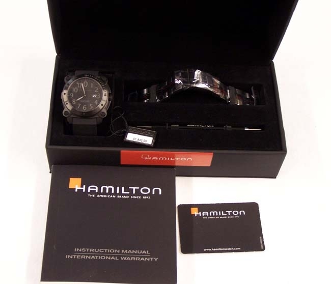 Hmilton watch listing