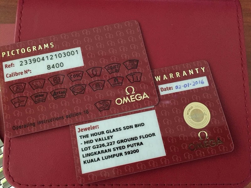 Omega watch listing