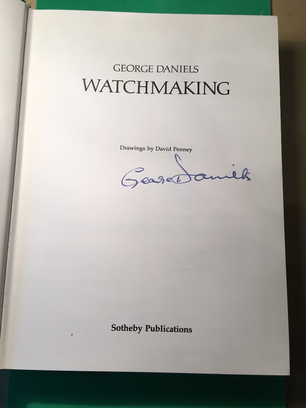 George Daniels watch listing