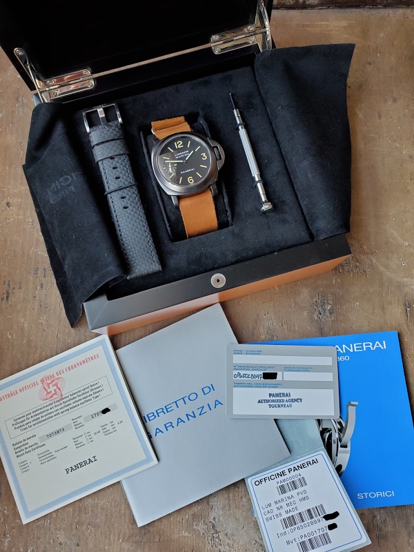 Panerai watch listing
