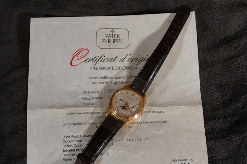 Patek Philippe watch listing