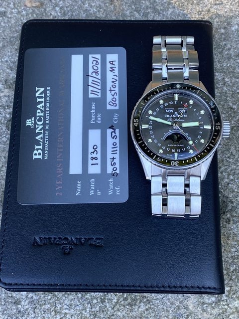 Blancpain watch listing