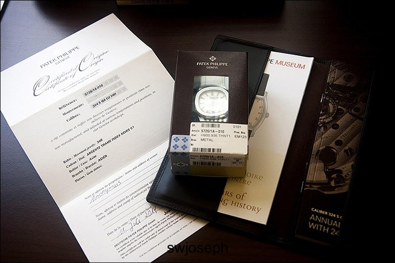 Patek Philippe watch listing