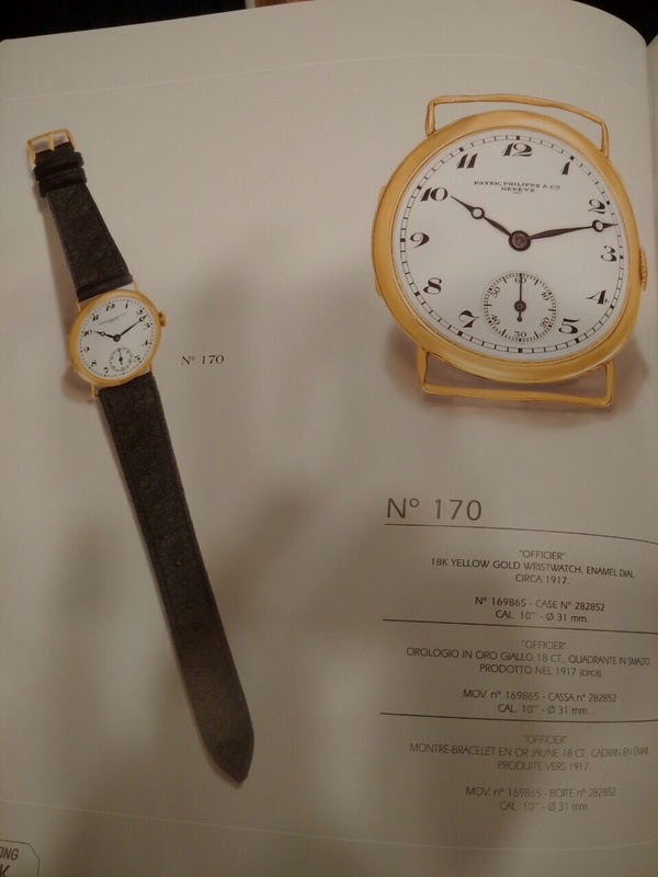 Patek Philippe watch listing