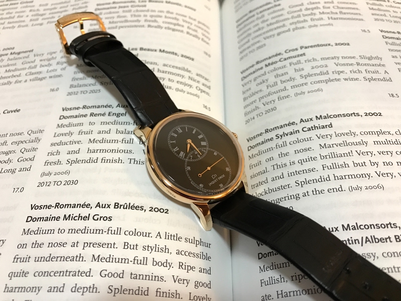 Jaquet Droz watch listing