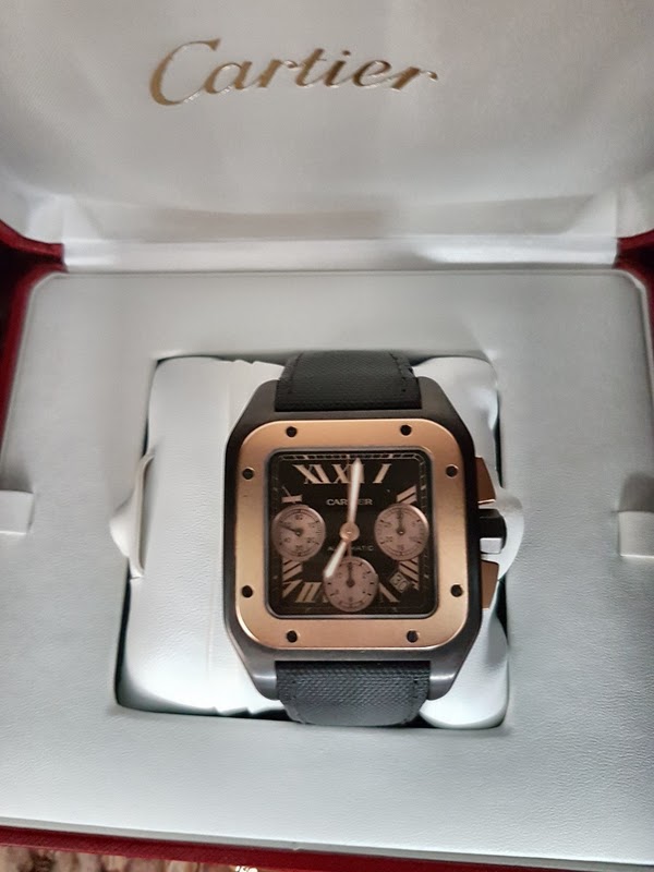 Cartier watch listing