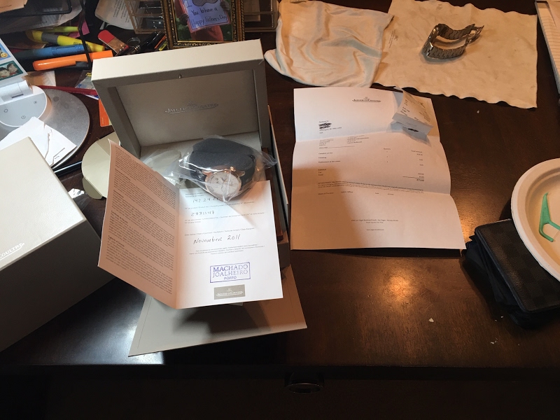 Jaeger LeCoultre watch listing