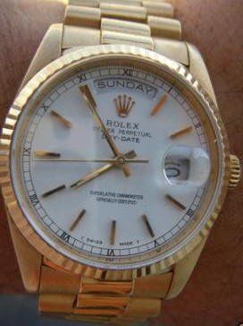 Rolex watch listing