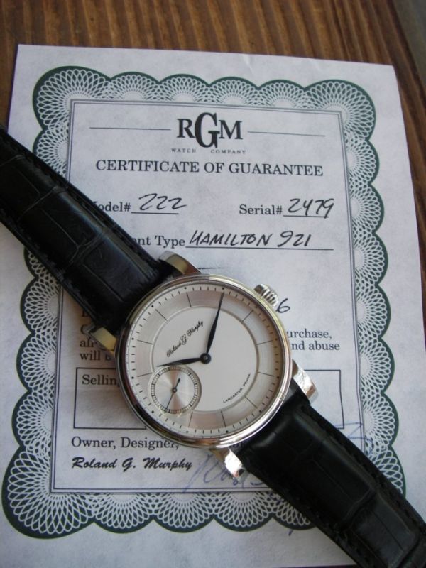 RGM watch listing