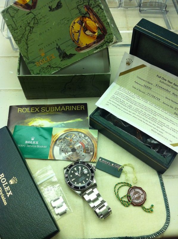 Rolex watch listing