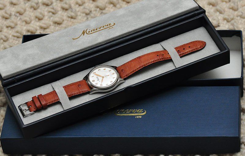 Minerva watch listing