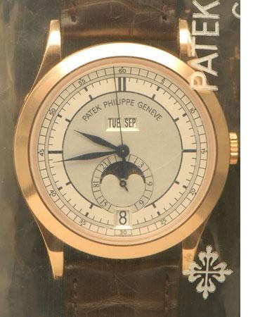 Patek Philippe watch listing