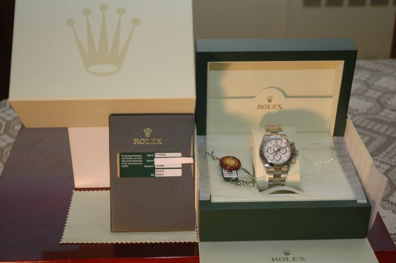 Rolex watch listing