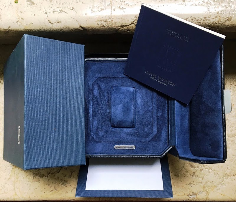 Harry Winston watch listing