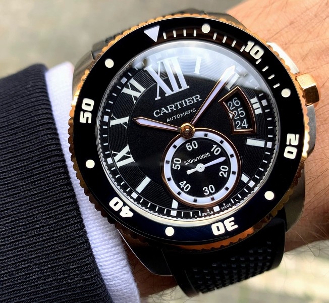 Cartier watch listing