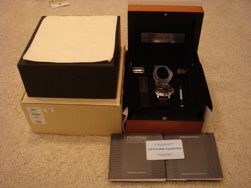 Panerai watch listing