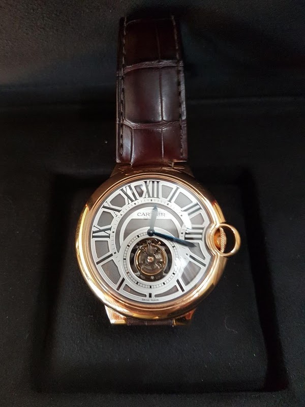 Cartier watch listing