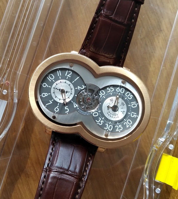 MB&F watch listing